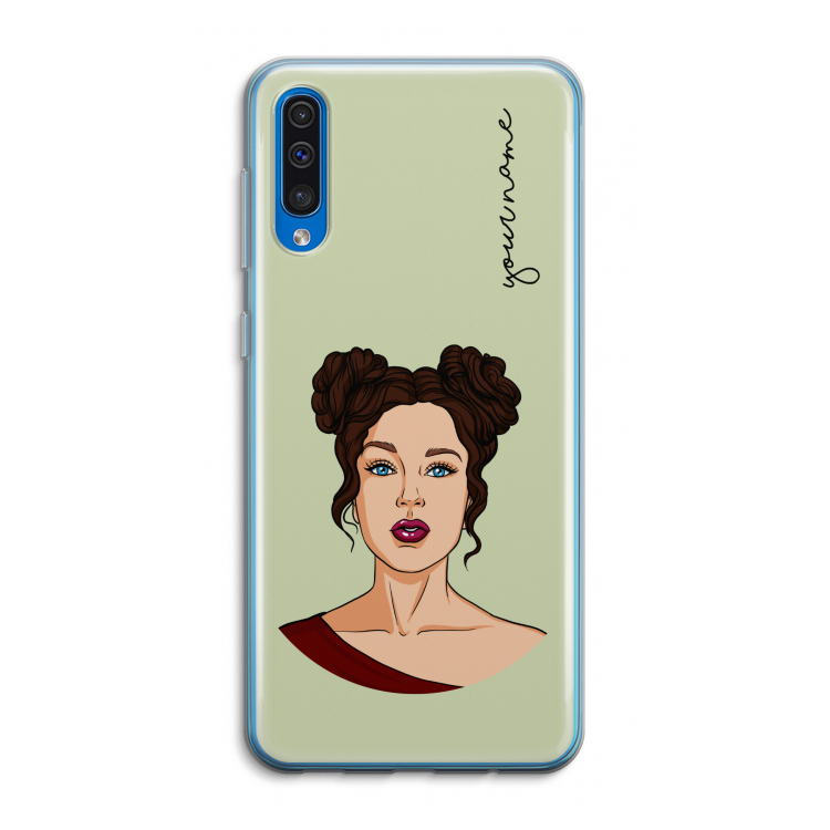 Pop-Art Creator: Samsung Galaxy A50 Transparant Hoesje