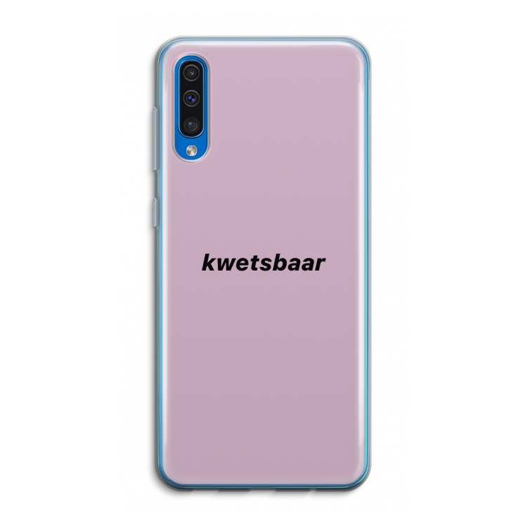 kwetsbaar: Samsung Galaxy A50 Transparant Hoesje