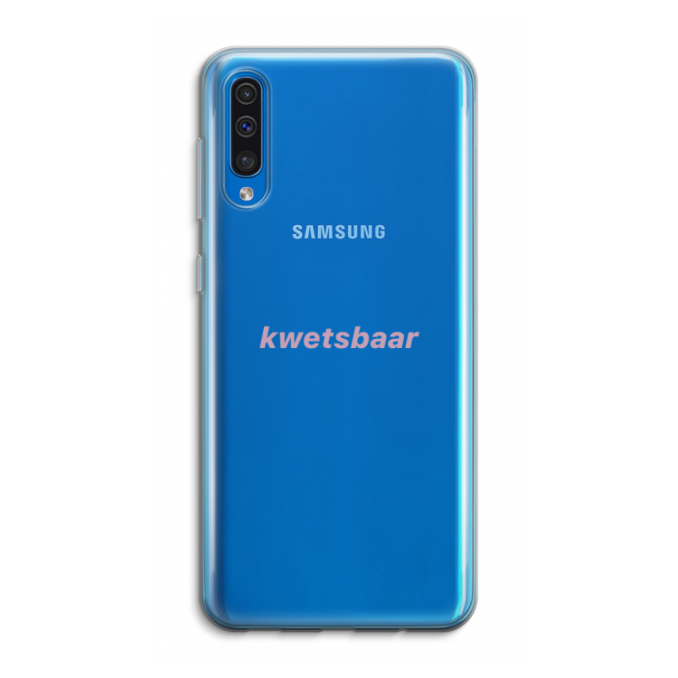 kwetsbaar: Samsung Galaxy A50 Transparant Hoesje