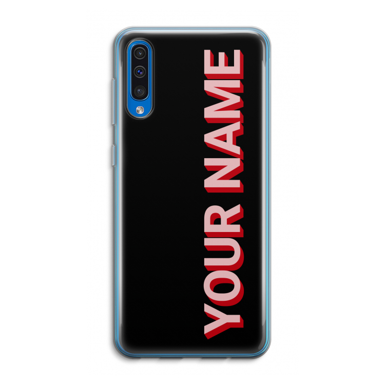Namecase: Samsung Galaxy A50 Transparant Hoesje