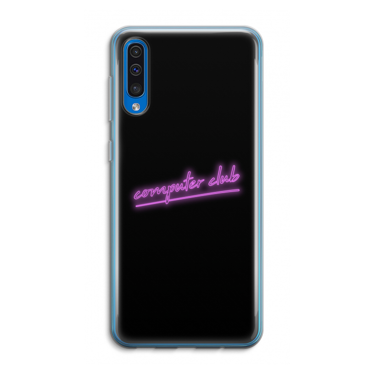 Vice Black: Samsung Galaxy A50 Transparant Hoesje