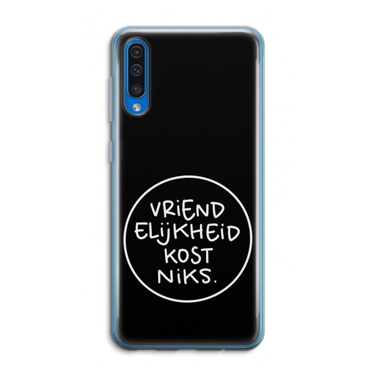 Vriendelijkheid: Samsung Galaxy A50 Transparant Hoesje