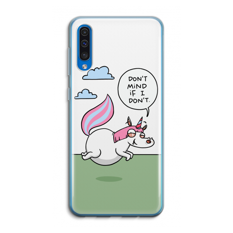 Unicorn: Samsung Galaxy A50 Transparant Hoesje