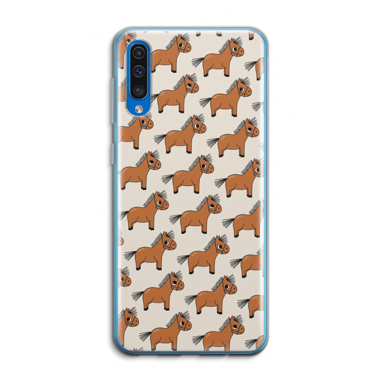 Pony: Samsung Galaxy A50 Transparant Hoesje
