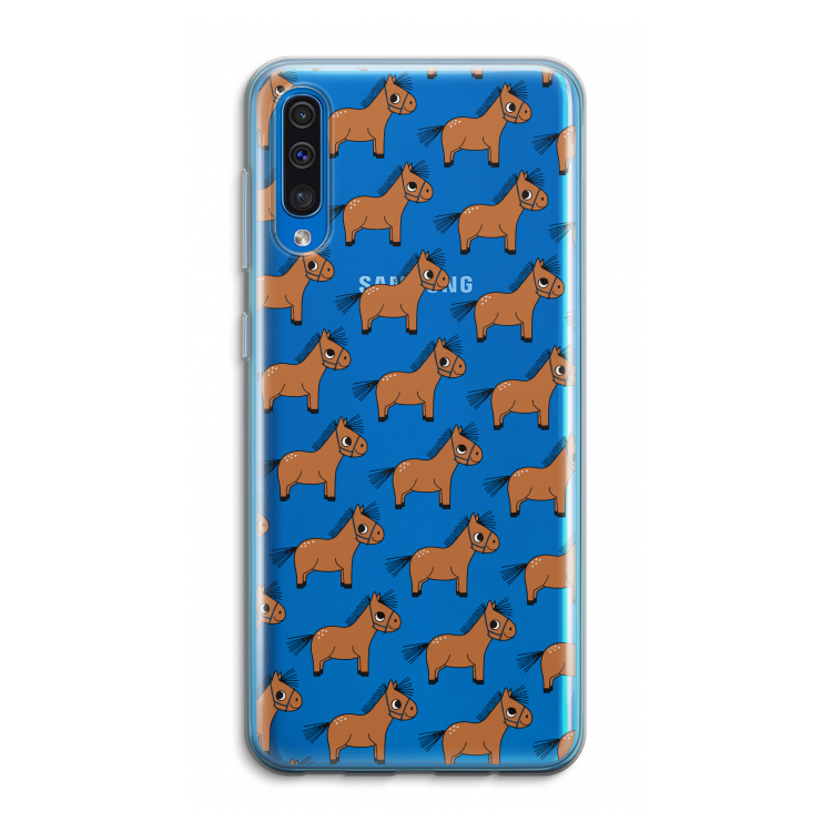 Pony: Samsung Galaxy A50 Transparant Hoesje