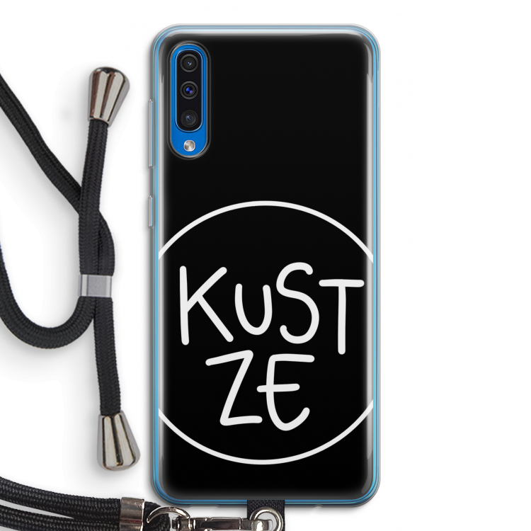 KUST ZE: Samsung Galaxy A50 Transparant Hoesje met koord