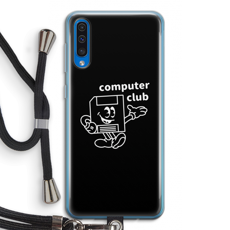 Floppyhead: Samsung Galaxy A50 Transparant Hoesje met koord