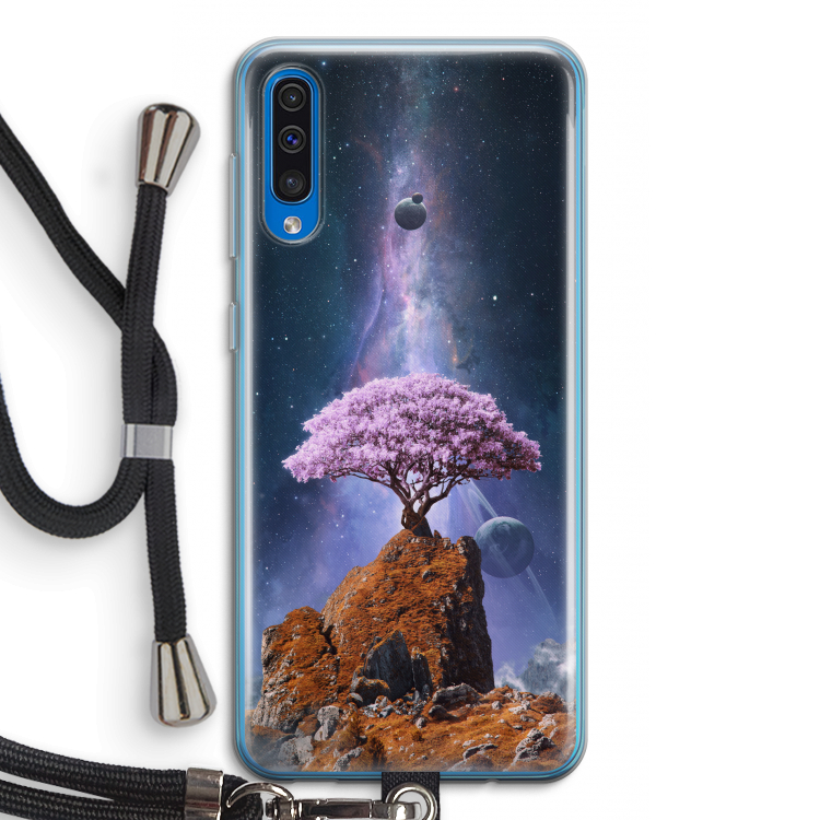 Ambition: Samsung Galaxy A50 Transparant Hoesje met koord