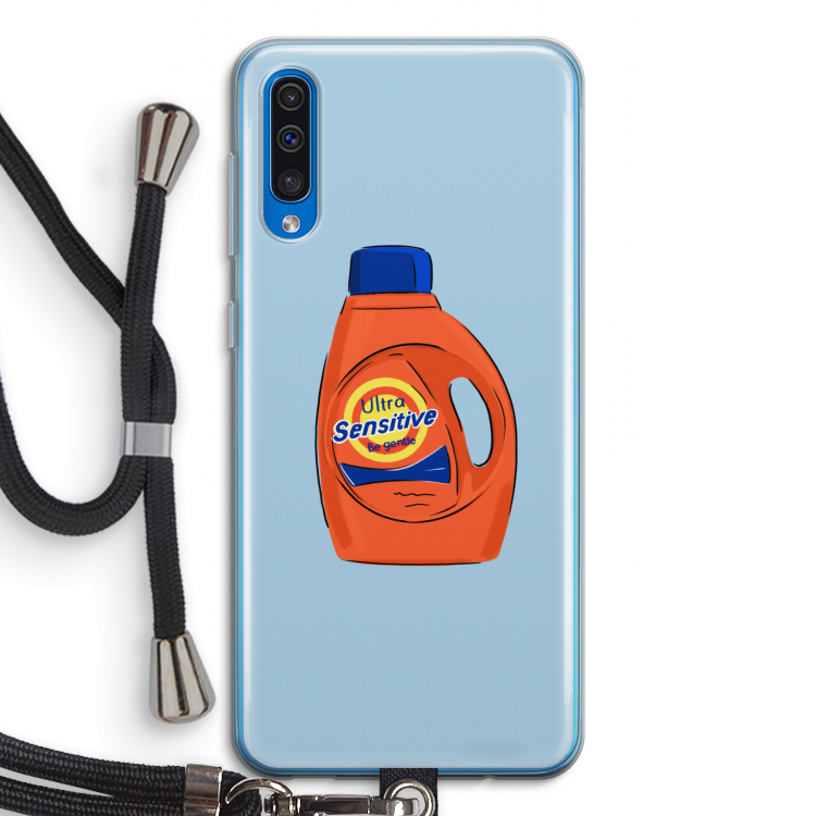 Ultra Sensitive: Samsung Galaxy A50 Transparant Hoesje met koord