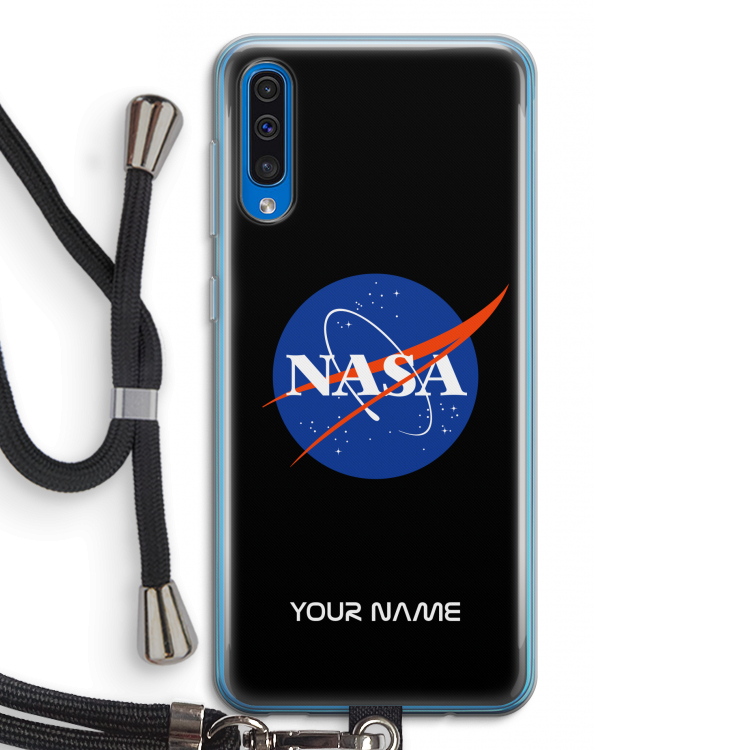 NASA: Samsung Galaxy A50 Transparant Hoesje met koord