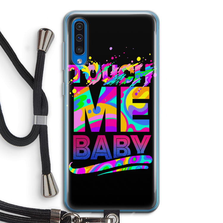 Touch Me: Samsung Galaxy A50 Transparant Hoesje met koord
