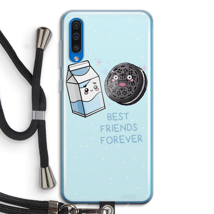 Best Friend Forever: Samsung Galaxy A50 Transparant Hoesje met koord