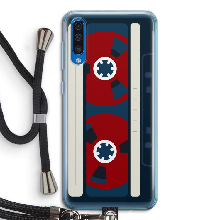 Here's your tape: Samsung Galaxy A50 Transparant Hoesje met koord