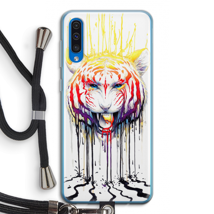 Fading: Samsung Galaxy A50 Transparant Hoesje met koord