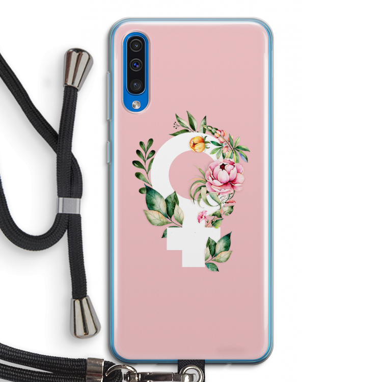 Venus: Samsung Galaxy A50 Transparant Hoesje met koord