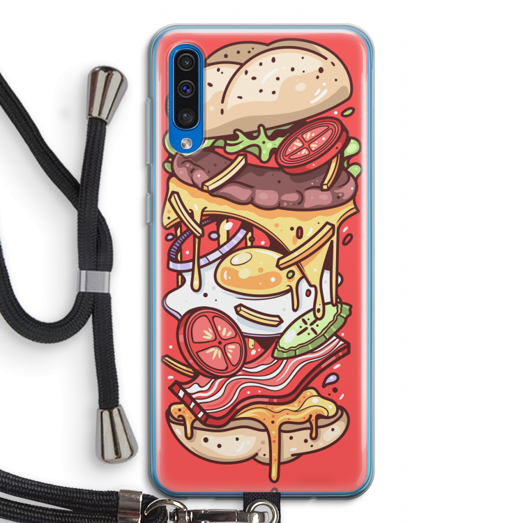 Diet Coke Please: Samsung Galaxy A50 Transparant Hoesje met koord
