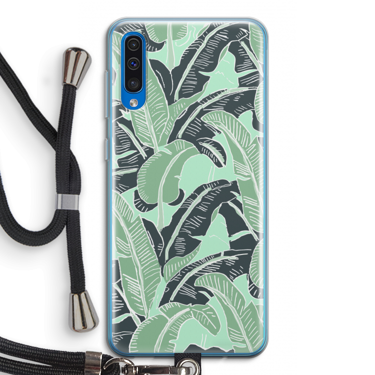 This Sh*t Is Bananas: Samsung Galaxy A50 Transparant Hoesje met koord