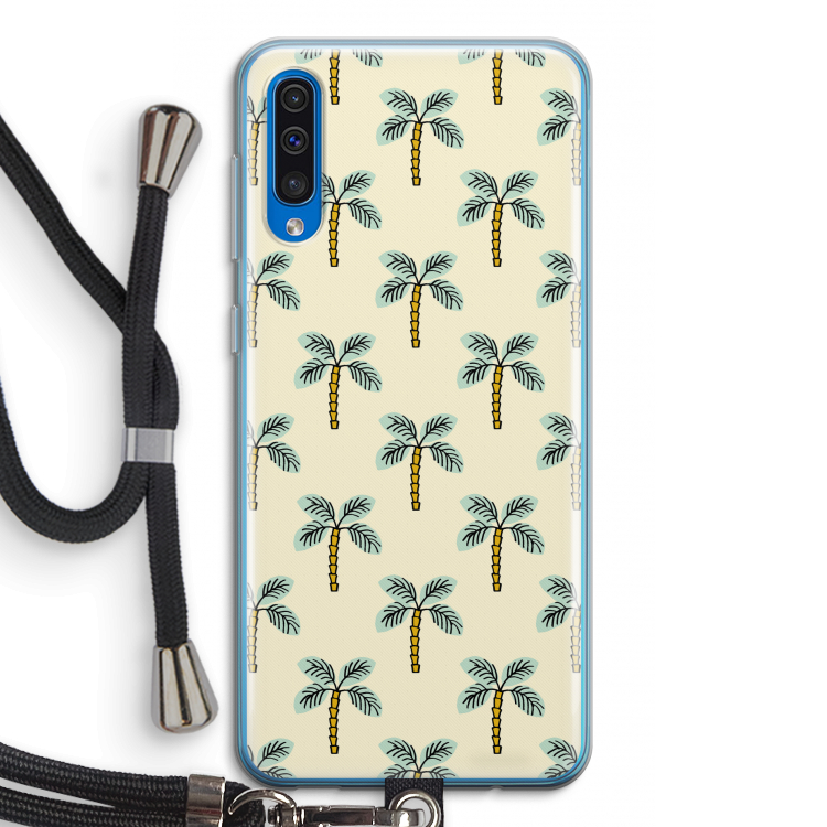 Paradise: Samsung Galaxy A50 Transparant Hoesje met koord