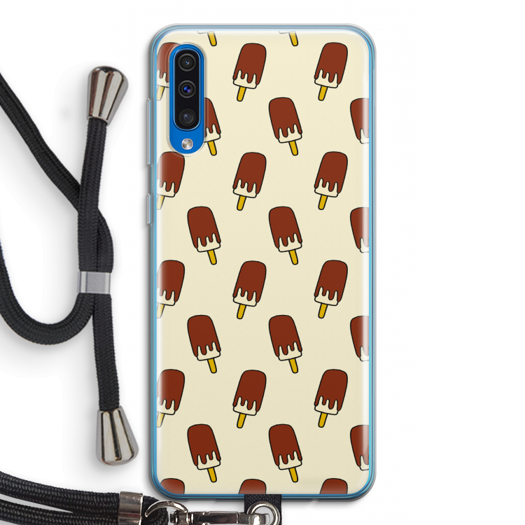 Yummy: Samsung Galaxy A50 Transparant Hoesje met koord