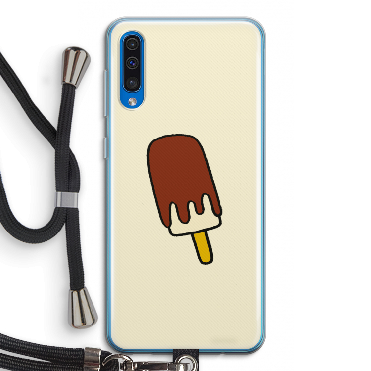 Frisco: Samsung Galaxy A50 Transparant Hoesje met koord