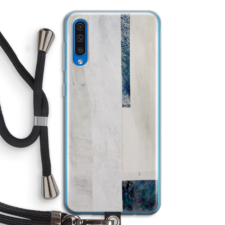 Meet you there: Samsung Galaxy A50 Transparant Hoesje met koord