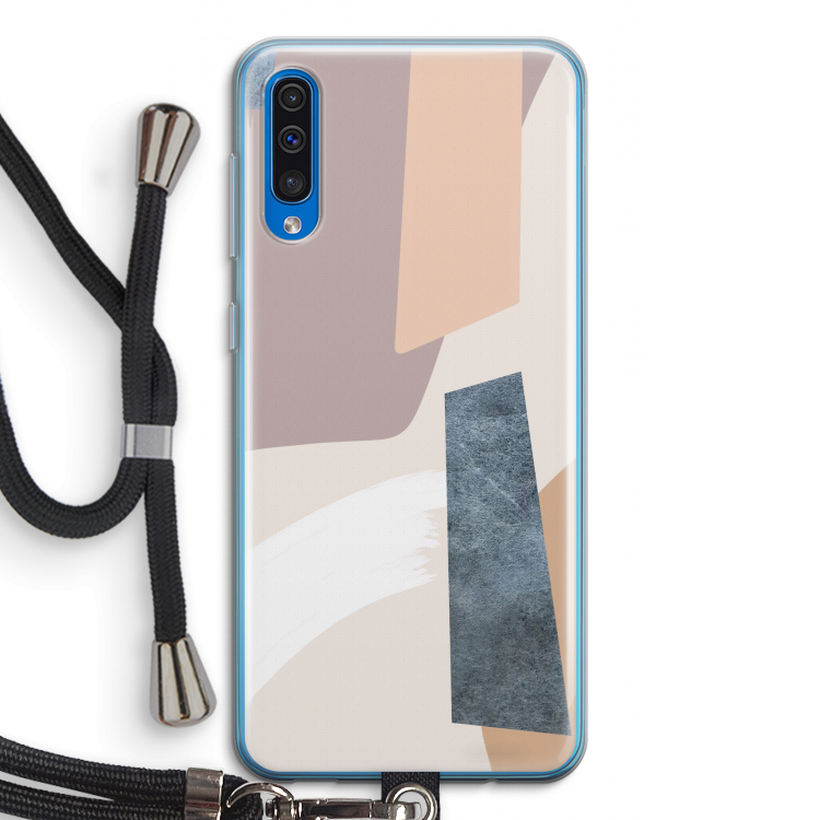 Luca: Samsung Galaxy A50 Transparant Hoesje met koord