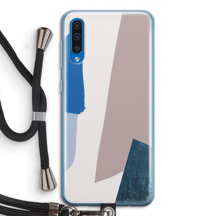 Lapis: Samsung Galaxy A50 Transparant Hoesje met koord