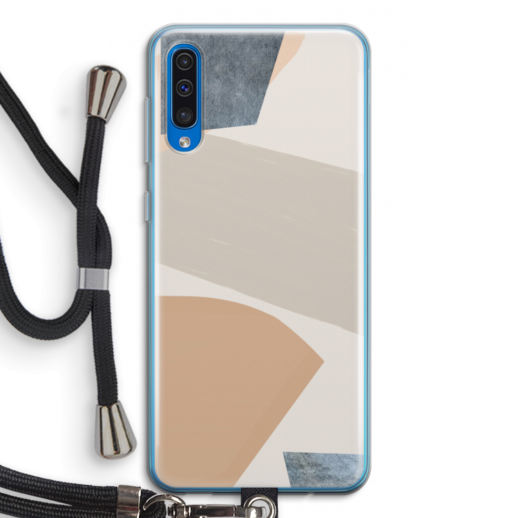 Formo: Samsung Galaxy A50 Transparant Hoesje met koord