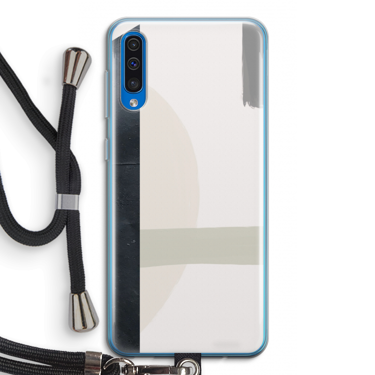 Baca: Samsung Galaxy A50 Transparant Hoesje met koord