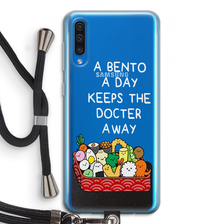 Bento a day: Samsung Galaxy A50 Transparant Hoesje met koord