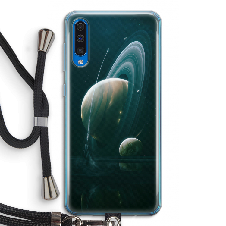 Mercurius: Samsung Galaxy A50 Transparant Hoesje met koord