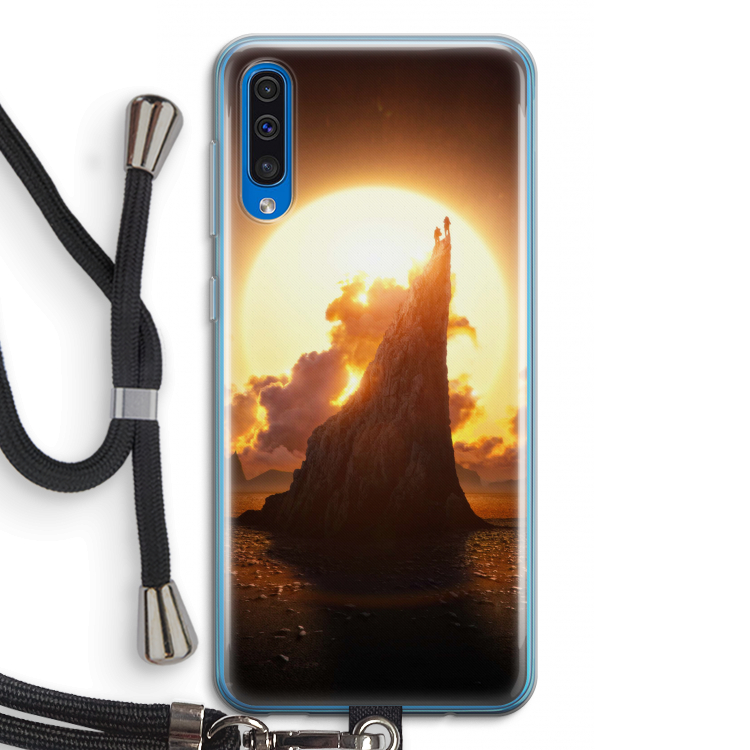 Children of the Sun: Samsung Galaxy A50 Transparant Hoesje met koord