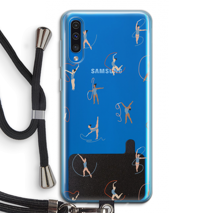 Dancing #3: Samsung Galaxy A50 Transparant Hoesje met koord