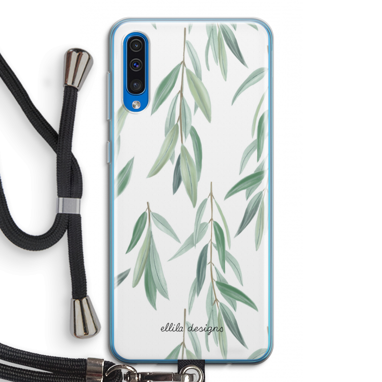 Branch up your life: Samsung Galaxy A50 Transparant Hoesje met koord