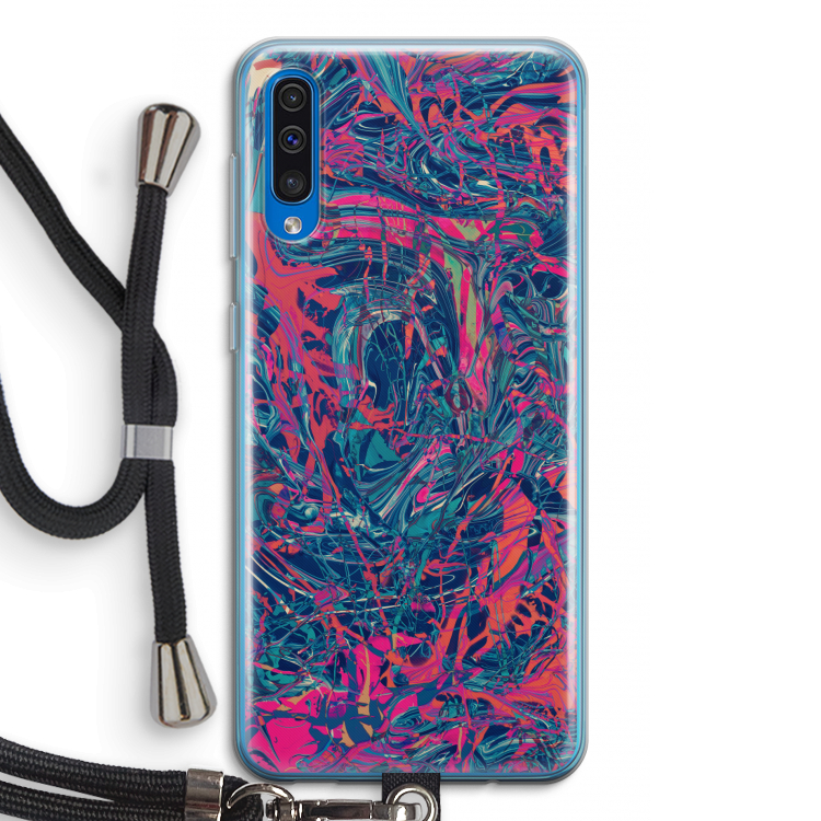 Sleeping Dreams: Samsung Galaxy A50 Transparant Hoesje met koord