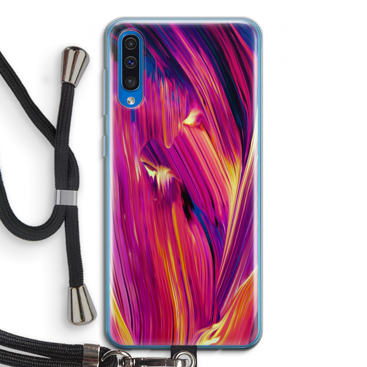Phoenix: Samsung Galaxy A50 Transparant Hoesje met koord