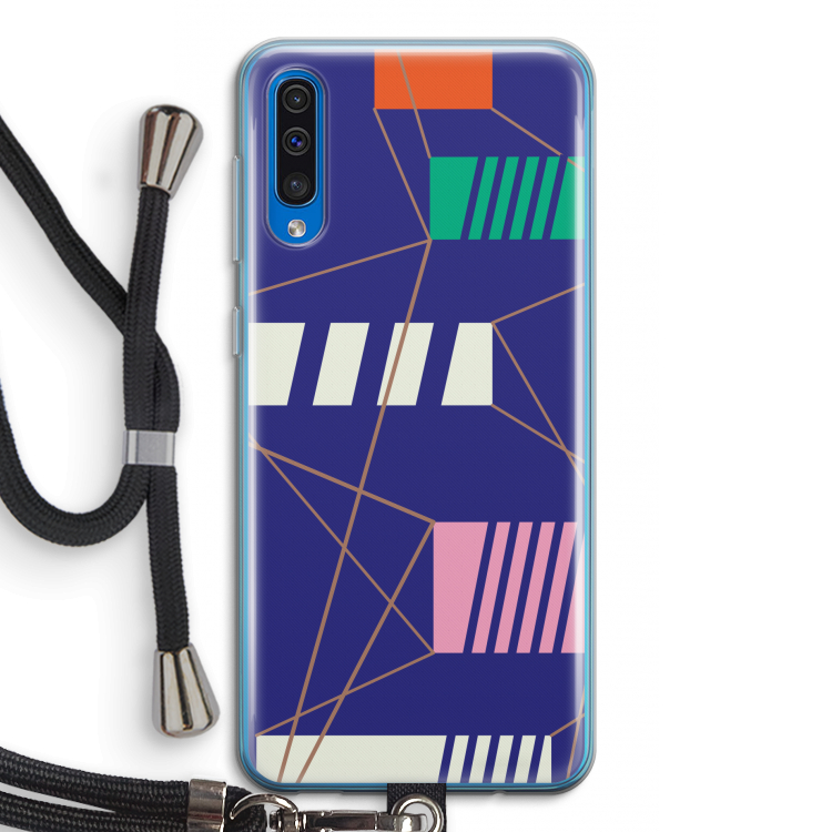 Gestalte 5: Samsung Galaxy A50 Transparant Hoesje met koord