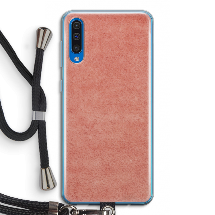 Marrakech Walls: Samsung Galaxy A50 Transparant Hoesje met koord