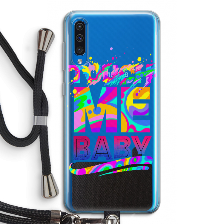 Touch Me: Samsung Galaxy A50 Transparant Hoesje met koord