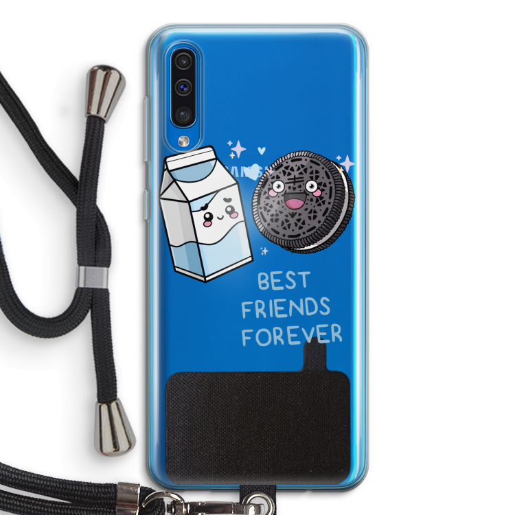 Best Friend Forever: Samsung Galaxy A50 Transparant Hoesje met koord