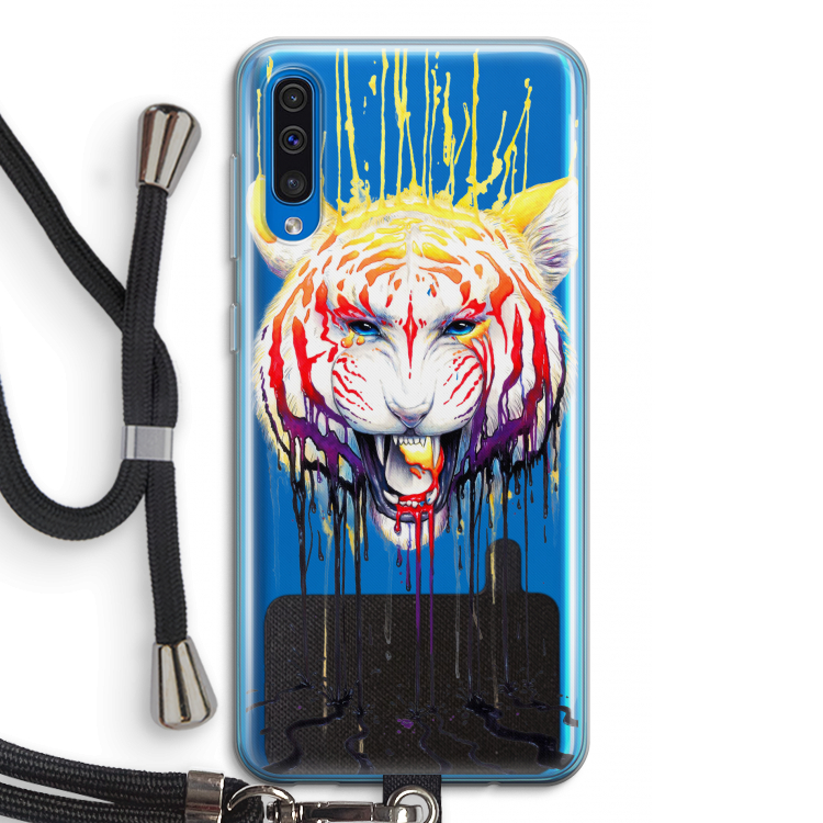 Fading: Samsung Galaxy A50 Transparant Hoesje met koord