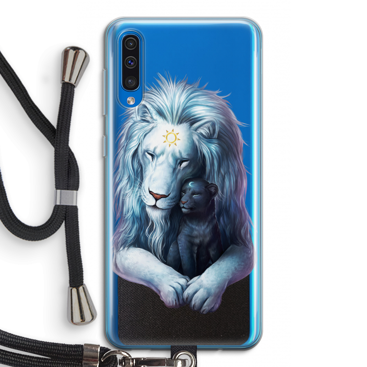 Child Of Light: Samsung Galaxy A50 Transparant Hoesje met koord