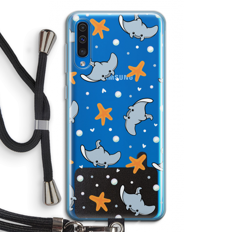Manta: Samsung Galaxy A50 Transparant Hoesje met koord