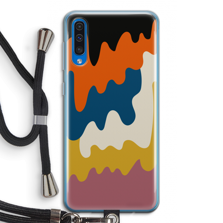 Baar A: Samsung Galaxy A50 Transparant Hoesje met koord