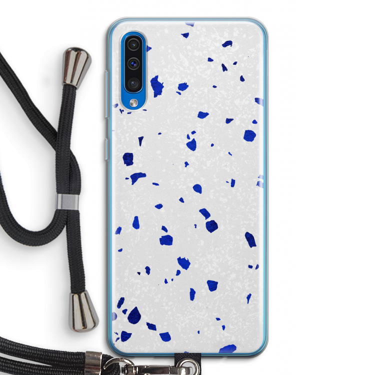 Terrazzo N°5: Samsung Galaxy A50 Transparant Hoesje met koord