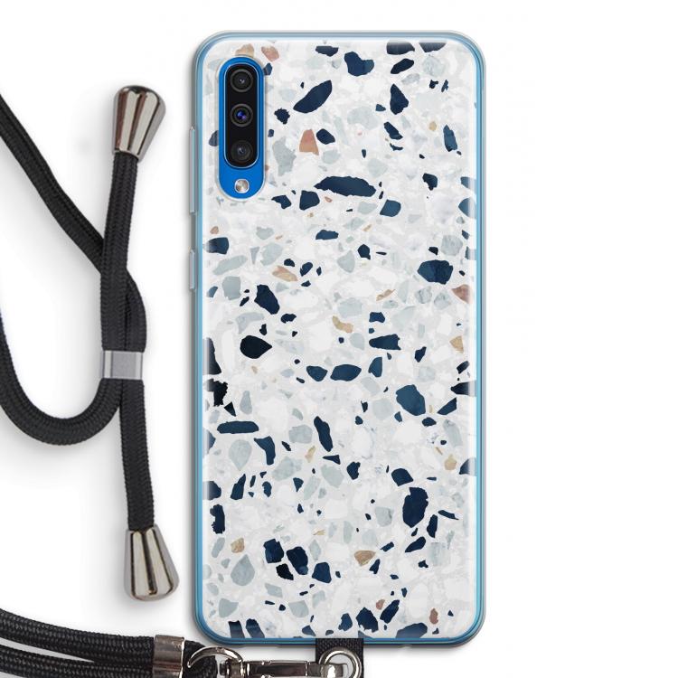Terrazzo N°1: Samsung Galaxy A50 Transparant Hoesje met koord