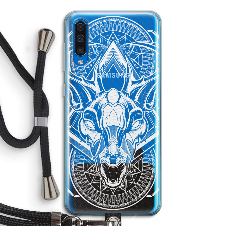 Oh Deer: Samsung Galaxy A50 Transparant Hoesje met koord