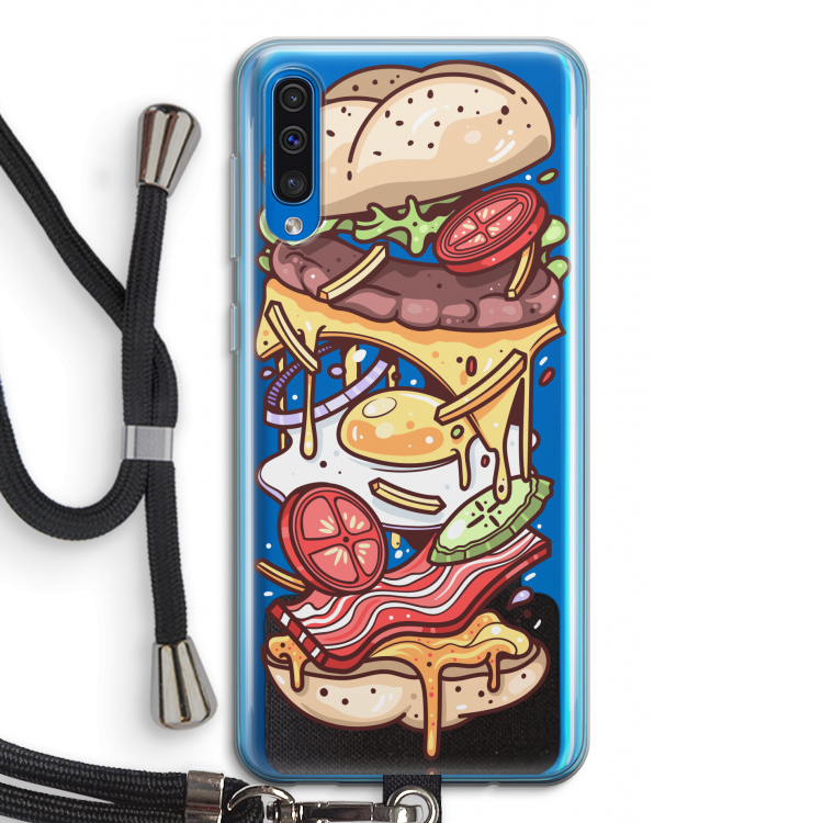 Diet Coke Please: Samsung Galaxy A50 Transparant Hoesje met koord