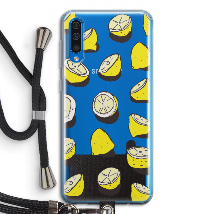 When Life Gives You Lemons...: Samsung Galaxy A50 Transparant Hoesje met koord