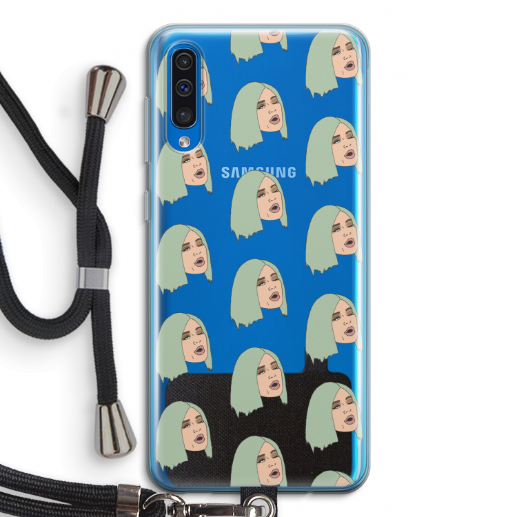 King Kylie: Samsung Galaxy A50 Transparant Hoesje met koord